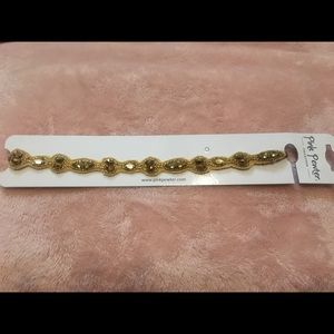 Gold sparkly headband